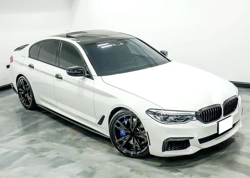iJDMTOY Euro Black-Out Smoked Front Bumper Side Marker Reflex Lens متوافق مع BMW 2017-2022 G30 530i 530e 540i 545i 550i M550i M5، استبدل عاكسات العنبر OEM in Saudi Arabia