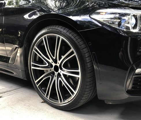 iJDMTOY Euro Black-Out Smoked Front Bumper Side Marker Reflex Lens متوافق مع BMW 2017-2022 G30 530i 530e 540i 545i 550i M550i M5، استبدل عاكسات العنبر OEM in Saudi Arabia