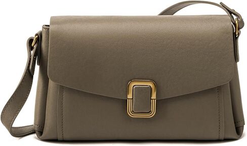 Genuine Leather Crossbody Bag for Women, Removable Satchel Adjustable Shoulder Bag in Saudi Arabia