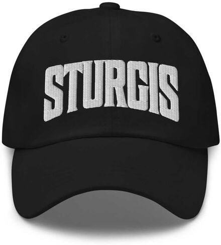 قبعة بيسبول Sturgis Sturgis Dad Hat ساوث داكوتا SD قبعة تذكارية مطرزة in Saudi Arabia