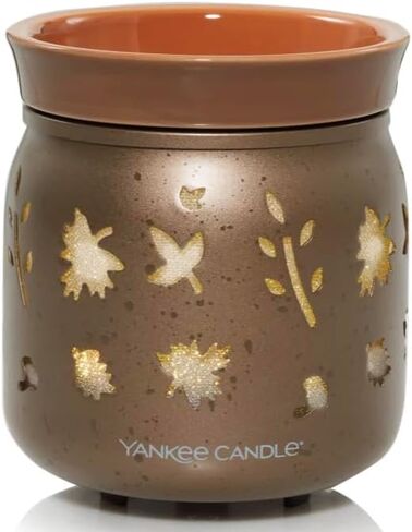Yankee Candle Autumn Fall Dancing Leaves Wax Melt Warmer with Ambient Glow Light and Timer in Saudi Arabia