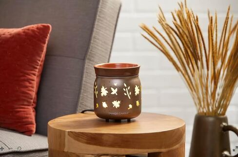 Yankee Candle Autumn Fall Dancing Leaves Wax Melt Warmer with Ambient Glow Light and Timer in Saudi Arabia