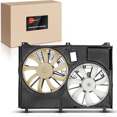 A-Premium Engine Coolant Radiator & A/C Condenser & Cooling Fan Assembly Compatible with Toyota Highlander 2014-2019 3.5L in Saudi Arabia