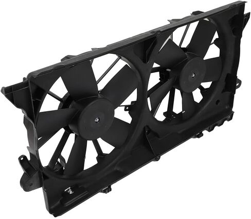 Engine Radiator Cooling Fan Assembly Fit 2010-2017 for Lincoln Navigator 2010-2017 for Ford Expedition 2010-2014 for Ford F-150, Radiator Condenser Fan Assembly 623620 620-422 in Saudi Arabia