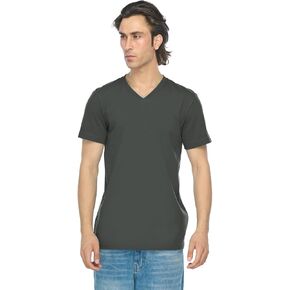 JustBlanks Unisex Short Sleeve Jersey V-Neck T-Shirt - 3005 in Kuwait