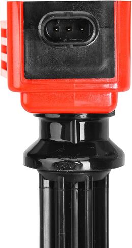 ENA Set of 4 Red UF670 Ignition Coils 94372 Iridium Spark Plugs 2.0 2.3 Compatible with Ford Mustang EcoSport Edge Escape Explorer Focus Fusion Taurus XE XF Discovery LR2 MKC MKT MKZ 2012-2020 in Saudi Arabia