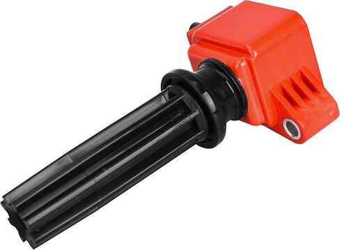 ENA Set of 4 Red UF670 Ignition Coils 94372 Iridium Spark Plugs 2.0 2.3 Compatible with Ford Mustang EcoSport Edge Escape Explorer Focus Fusion Taurus XE XF Discovery LR2 MKC MKT MKZ 2012-2020 in Saudi Arabia