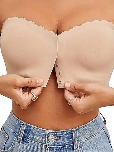 Sensual Wireless Strapless Push-Up Bra – Comfort & Sexy in Saudi Arabia