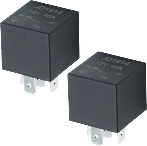 2 قطعة 4RD93168001 مرحل مقاوم للماء 12 فولت 40A ، بديل لـ Hella Mini Relay استبدال 4RD 007903001 931 680-01 in Saudi Arabia