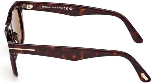 نظارات توم فورد الشمسية FT 1076 Kendel 52E Shiny Classic Havana، Eco، t Logo/Vint in Saudi Arabia