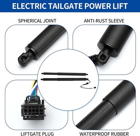 X AUTOHAUX Rear Left Right Tailgate Power Lift Support for Chevrolet Equinox 2018-2023 Liftgate Power Hatch Shock Strut No.84133944 Electric Trunk Power Liftgate 1 Pair in Saudi Arabia