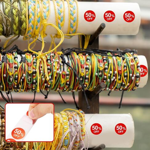 1000pcs 20% Discount Stickers, 1 Inch Round Self Adhesive 20 Percent Off Stickers Practical Promotion Labels Sales Tags for Retail Store Supermarkets Shops (Red) in Kuwait