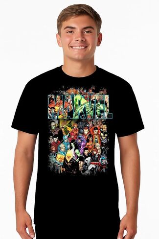 تي شيرت بشعار Marvel Comics للأبطال الخارقين ومجموعة كابتن أمريكا سبايدر مان in Saudi Arabia