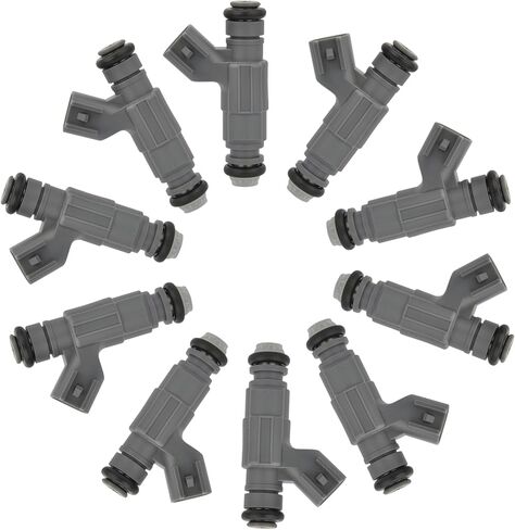 10pcs Fuel Injectors Replacement for 1998 1999 2000 2001 2002 2003 Dodge Ram 2500 3500 Pickup 8.0L V10 MP50035 RL031571 in Saudi Arabia