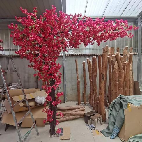 Large Pink Artificial Bougainvillea Tree Artificial Tree for Landscape and Venue Decoration - Indoor Outdoor Use (1.5x1.2m) in Kuwait
