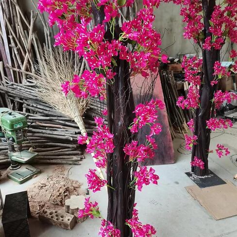 Large Pink Artificial Bougainvillea Tree Artificial Tree for Landscape and Venue Decoration - Indoor Outdoor Use (1.5x1.2m) in Kuwait