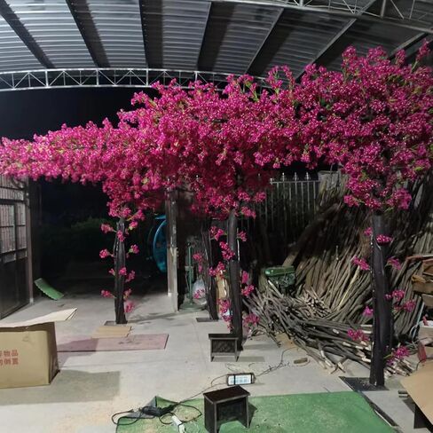 Large Pink Artificial Bougainvillea Tree Artificial Tree for Landscape and Venue Decoration - Indoor Outdoor Use (1.5x1.2m) in Kuwait