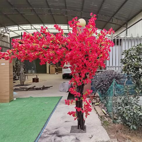 Large Pink Artificial Bougainvillea Tree Artificial Tree for Landscape and Venue Decoration - Indoor Outdoor Use (1.5x1.2m) in Kuwait