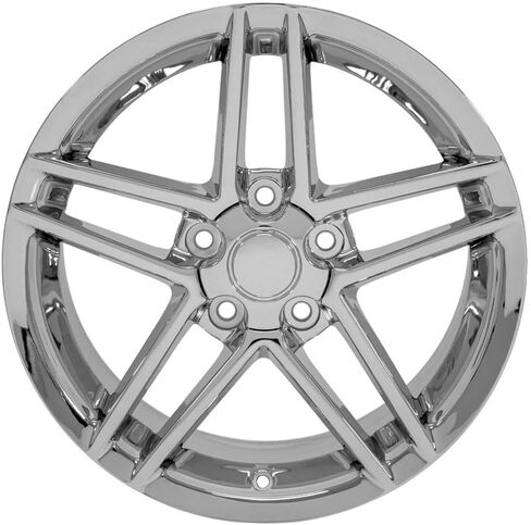 عجلات OE مقاس 17 بوصة CV07A تناسب طراز كورفيت C6 Z06 5x120.65 17x9.5 كروم - هولاندر 5342 (1) in Saudi Arabia
