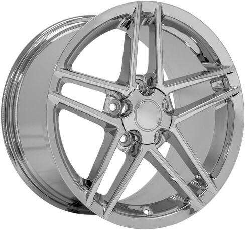 عجلات OE مقاس 17 بوصة CV07A تناسب طراز كورفيت C6 Z06 5x120.65 17x9.5 كروم - هولاندر 5342 (1) in Saudi Arabia