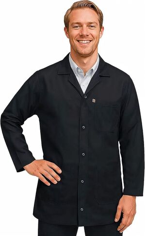 ESD Jacket with Snap Cuff - Level 3 Certified Anti-Static Smock - Lightweight Protective Workwear for Electronics & Labs in Kuwait