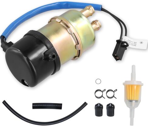 Electric Fuel Pump 12V for 1992-2008 Kawasaki Mule 3000 3010 3020 2520 2500 2510 1000 OE# 49040-1055 KAF620 Engine Includes Fuel Filter & Pipes in Kuwait