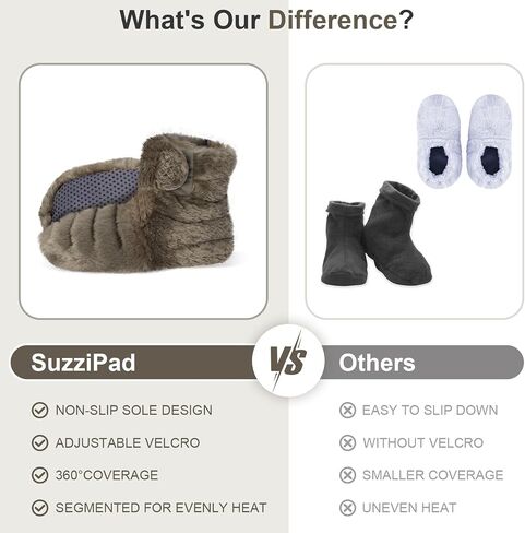 Microwavable Heating Booties for Discomfort Reduction, Microwave Foot Warmer for Reduce Aching, Foot Warmers for Feet, Feet Heating Pad for Cold Day, Microwave Heated Booties for Women & Men, S/M in Kuwait