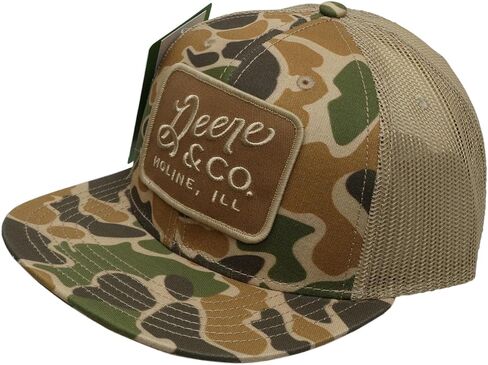 John Deere Men's Camo Deere Script Patch Hat/Cap in Saudi Arabia