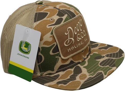John Deere Men's Camo Deere Script Patch Hat/Cap in Saudi Arabia