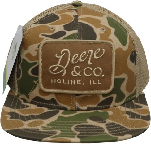 John Deere Men's Camo Deere Script Patch Hat/Cap in Saudi Arabia