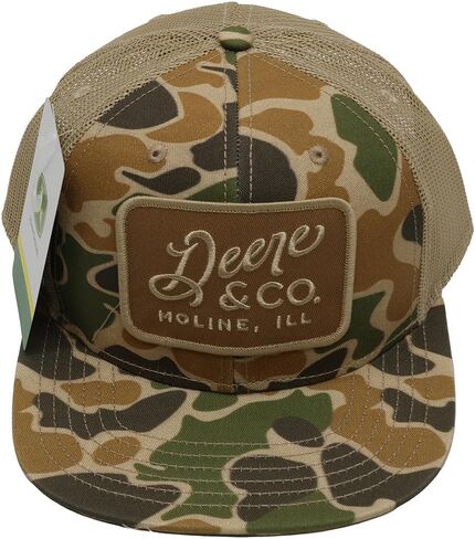 John Deere Men's Camo Deere Script Patch Hat/Cap in Saudi Arabia