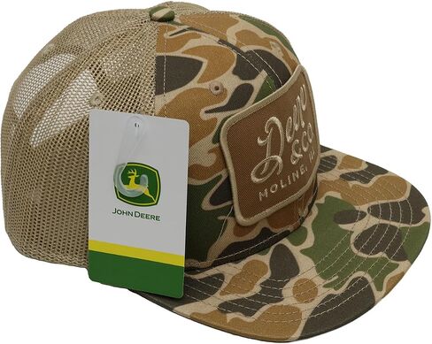 John Deere Men's Camo Deere Script Patch Hat/Cap in Saudi Arabia