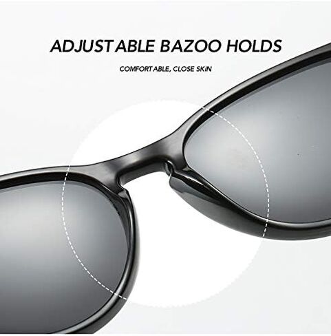 QIFP Polarized Sunglasses for Women Men - Trendy 2025 Vintage Classic Retro Round Mirrored Lens Designer Style in Saudi Arabia