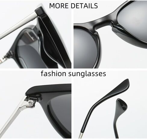 QIFP Polarized Sunglasses for Women Men - Trendy 2025 Vintage Classic Retro Round Mirrored Lens Designer Style in Saudi Arabia