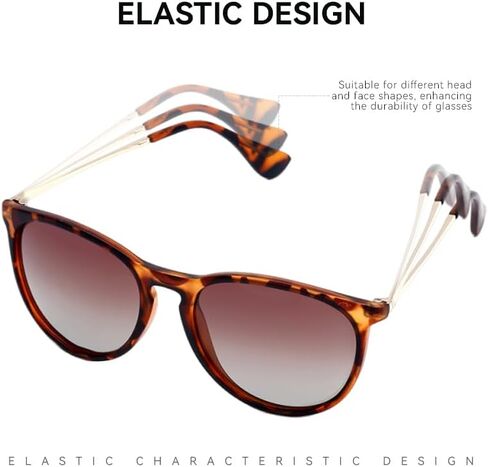 QIFP Polarized Sunglasses for Women Men - Trendy 2025 Vintage Classic Retro Round Mirrored Lens Designer Style in Saudi Arabia