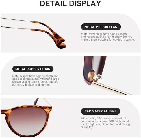 QIFP Polarized Sunglasses for Women Men - Trendy 2025 Vintage Classic Retro Round Mirrored Lens Designer Style in Saudi Arabia