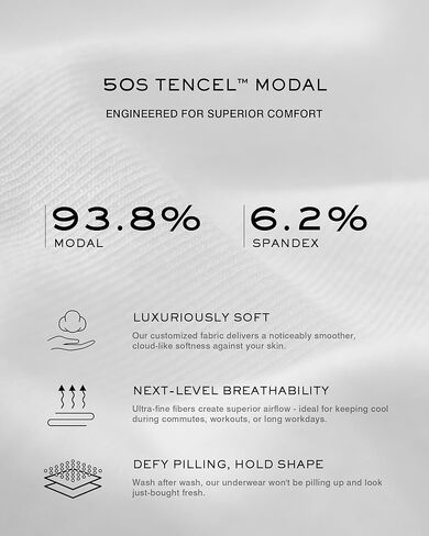 سراويل داخلية رجالية من SALIGIA مكونة من 3 قطع - ملابس داخلية مثيرة وخالية من العلامات وفائقة النعومة بدون حقيبة طيران، سراويل داخلية قابلة للتنفس in Kuwait