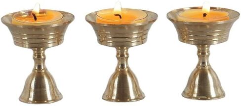 Copper Candle Holder, 1PC, Butter lamp Holder, Long lamp, Candle Rod, Candle Holder, Copper Cup, Home Decoration in Saudi Arabia