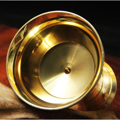 Copper Candle Holder, 1PC, Butter lamp Holder, Long lamp, Candle Rod, Candle Holder, Copper Cup, Home Decoration in Saudi Arabia