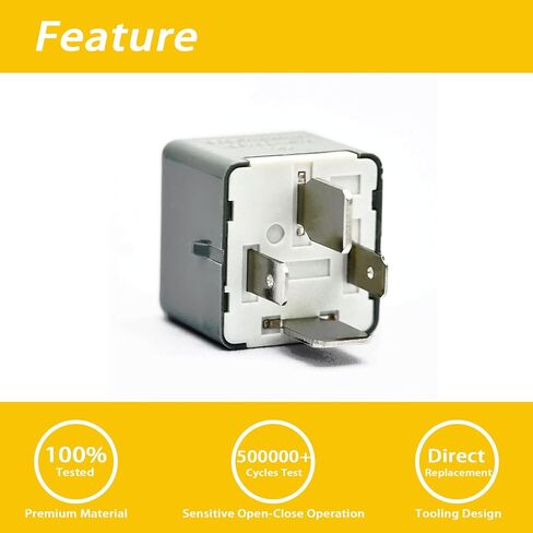 Automotive Relay 1 Packs 90987-02016, 156700-1570 Relay 12V 60A 4 Pins in Saudi Arabia