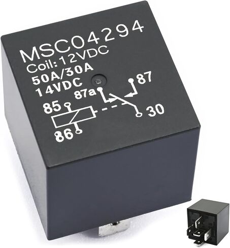 Automotive Relay 1 Packs MSC04294, MSC04316, MSC08001 Relay 12V 40A 5 Pins in Saudi Arabia