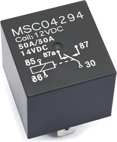Automotive Relay 1 Packs MSC04294, MSC04316, MSC08001 Relay 12V 40A 5 Pins in Saudi Arabia