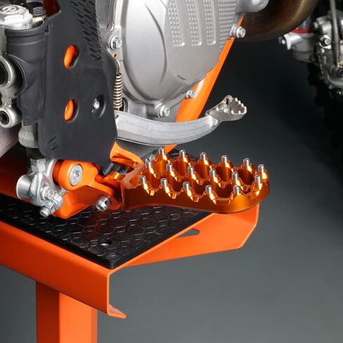 NICECNC Blue Motorcycle Wide Foot Pegs Footrest Compatible with Husqvarna 125-501 TE FE 2017-23 125-501 TX FX TC FC 2017-22,Compatible with KTM 125-500 XC XCF SX SXF 2017-22,See fitment in Saudi Arabia