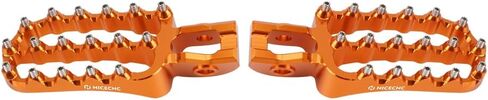 NICECNC Blue Motorcycle Wide Foot Pegs Footrest Compatible with Husqvarna 125-501 TE FE 2017-23 125-501 TX FX TC FC 2017-22,Compatible with KTM 125-500 XC XCF SX SXF 2017-22,See fitment in Saudi Arabia