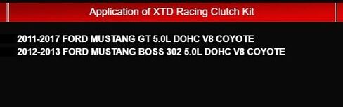 AMC STAGE 2 STREET CLUTCH KIT compatible with 2011-2017 Ford Mustang GT 2012 2013 Mustang Boss 302 5.0L DOHC V8 Coyote in Saudi Arabia