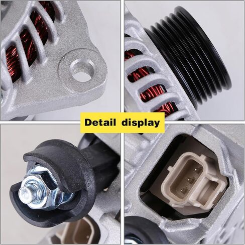 New Alternator for Toyota for Toyota Yaris 2006 2007 2008 2009 2010 2011 2012 2013 2014 2015 L4 1.5L,12V 80Amp Stable Current Output Alternator Replace 27060-21151 11203 27060-21150 11505 104210-8180 in Saudi Arabia