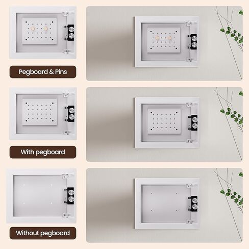 Hidden In Wall Safes Between Studs with Removable Pegboard,0.405 cu ft Hidden Security Floor Safe with Key Lock for Handgun, Jewelry, Passport in Kuwait