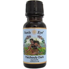 Sun's Eye Patchouly Dark Essential Oil, 1/2 oz Bottle, Yellow in Saudi Arabia