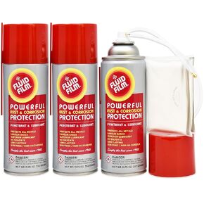 علبة رذاذ الهباء الجوي للحماية من الطبقة السفلية بوزن 11.75 أونصة، 3 عبوات، مانع الصدأ ومنعه، مضاد للتآكل متعدد الأغراض ومادة تشحيم، عصا تمديد in Kuwait