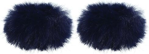 PATIKIL Furry Microphone Windscreen 8mm x 62mm Mic Cover Windshield for Indoor Outdoor Microphone Pink 2 Pack in Kuwait